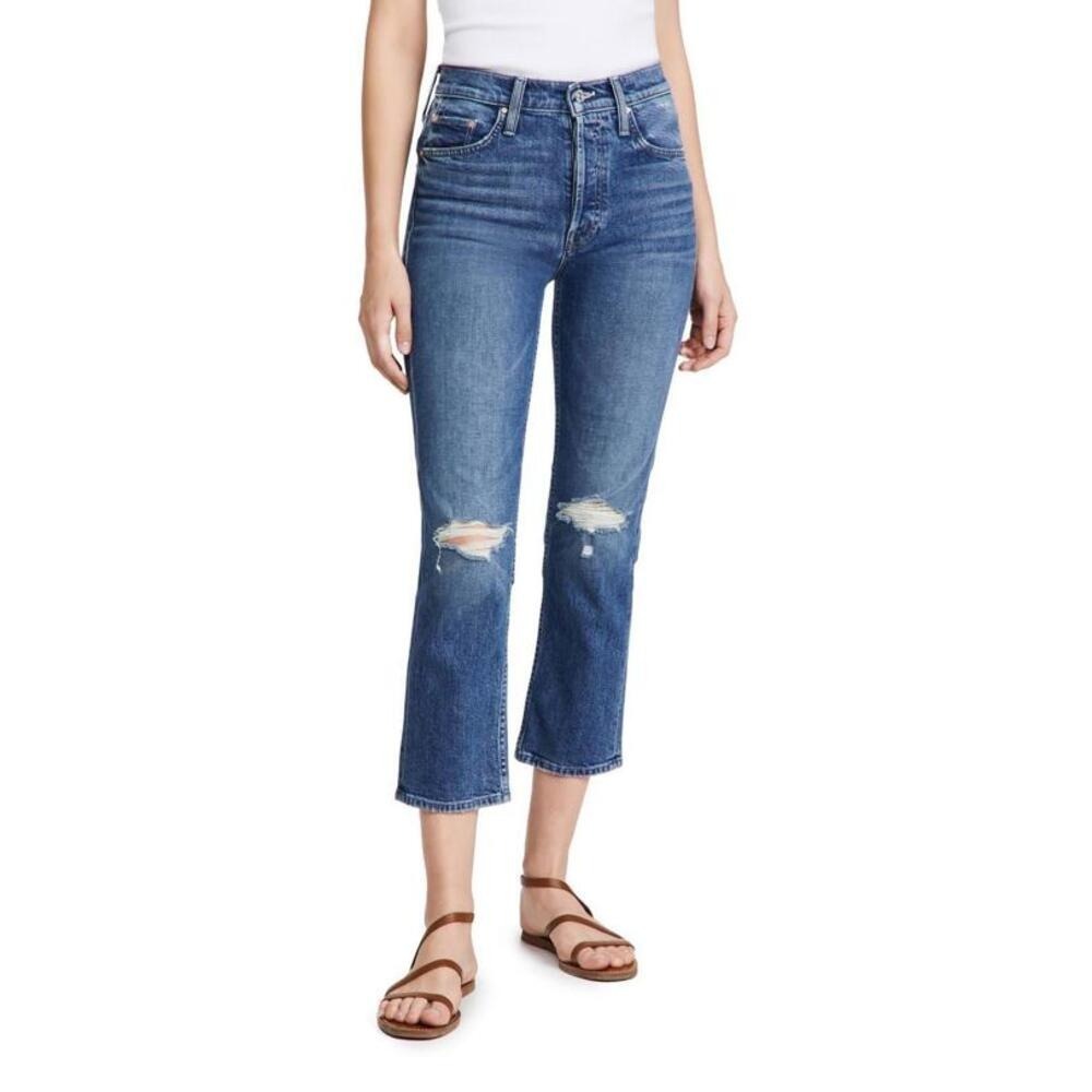 Mother Jeans Women's The Tom Cat Playing w/ Scissors Sz 25 Superior High-Rise